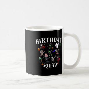Happy Halloween Birthday Squad Matching Family Par Coffee Mug