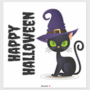 Happy Halloween Black Cat
