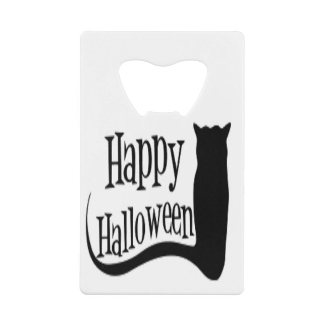 "HAPPY HALLOWEEN" BLACK CAT (Front)