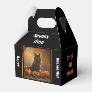 Happy Halloween Black Cat Collection Favour Box