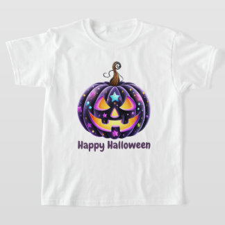 Happy Halloween Black Jack o'Lantern  T-Shirt