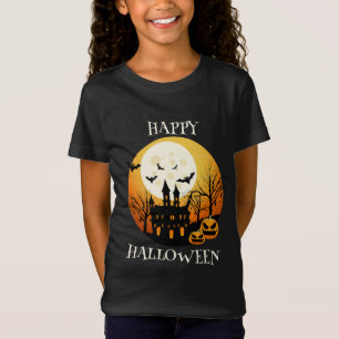 Happy Halloween Black Orange T-Shirt