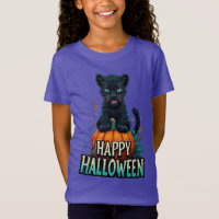 Happy Halloween Black Panther Kitten