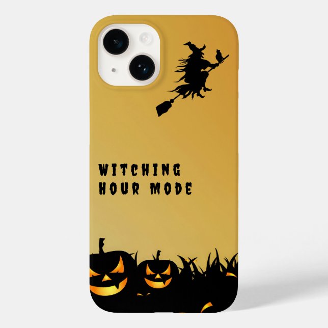 Happy halloween black witch Case-Mate iPhone case (Back)