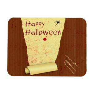 Happy Halloween Bloody Wallpaper - Flexible Magnet