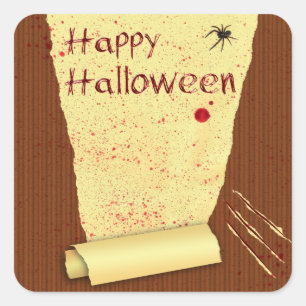 Happy Halloween Bloody Wallpaper - Sticker