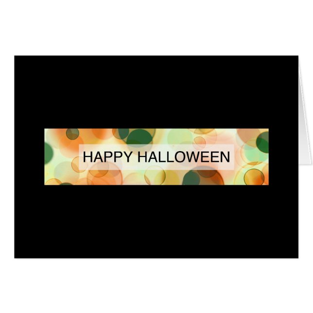 happy halloween (bokeh) (Front Horizontal)