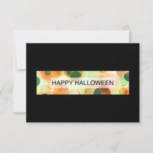 happy halloween (bokeh) invitation