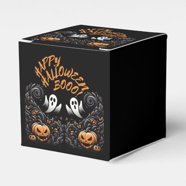Happy Halloween Boo  Favour Box (Front Side)