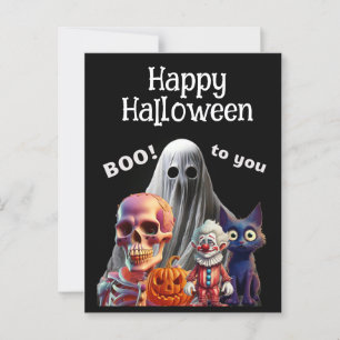 Happy Halloween…Boo to you Postcard
