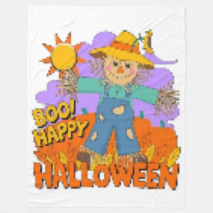 Happy Halloween boy  Fleece Blanket