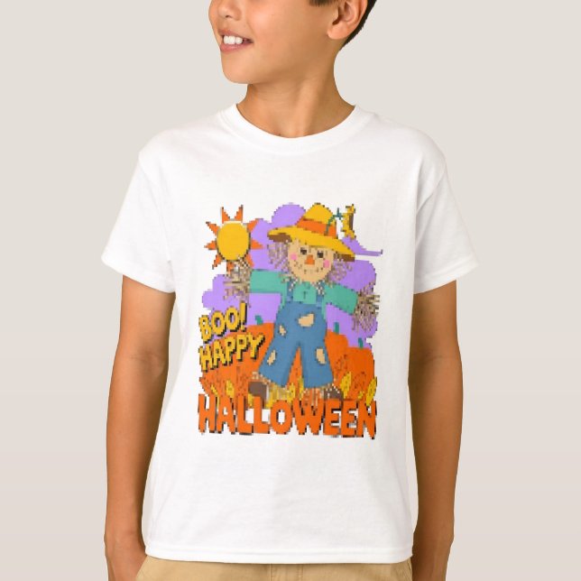 Happy Halloween boy  T-Shirt (Front)