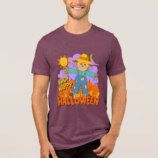 Happy Halloween boy  Tri-Blend Shirt
