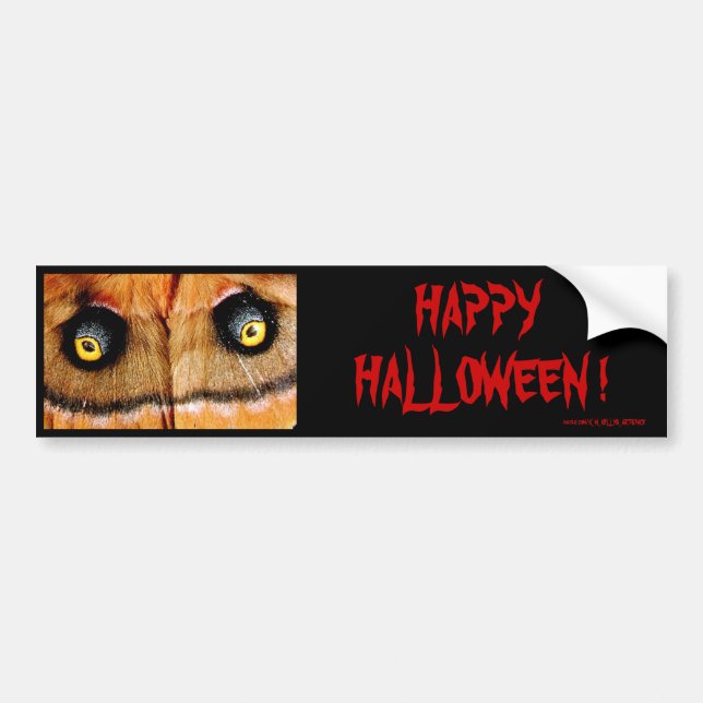 HAPPY HALLOWEEN ! BUMPER STICKER (Front)