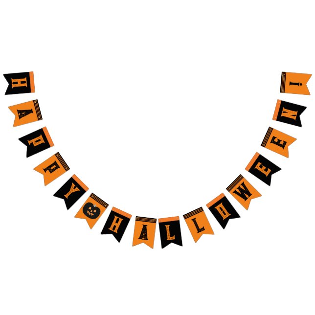 Happy Halloween bunting banner (All)