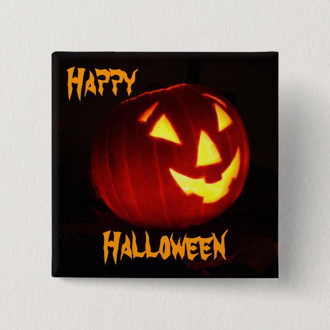 Happy Halloween Button (Front)