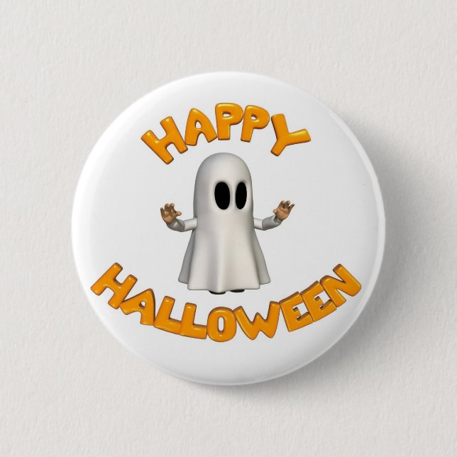 Happy Halloween Button (Front)