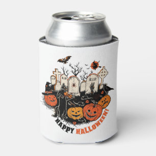 Happy Halloween Can Cooler