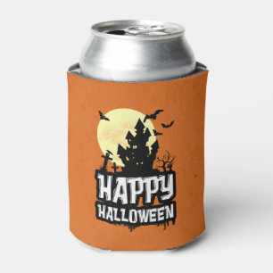Happy Halloween Can Cooler