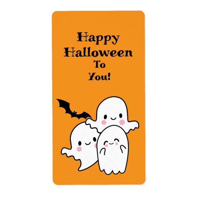 Happy Halloween Can Personalise (Front)