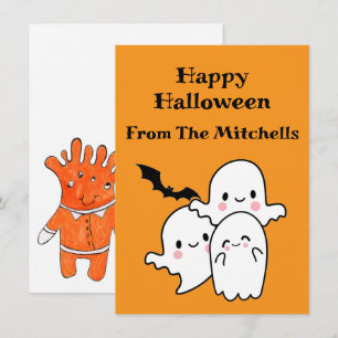 Happy Halloween Can Personalise Card