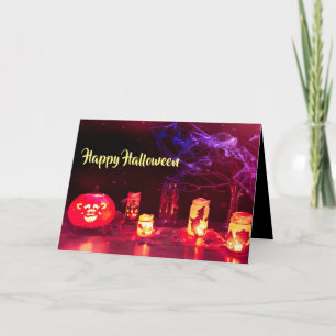 Happy Halloween Candles Card
