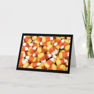 happy halloween : candy corn card