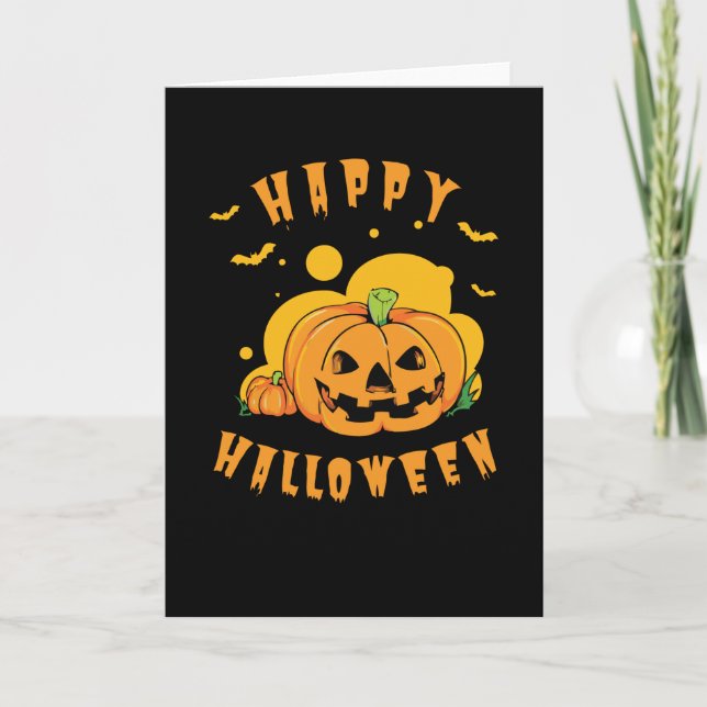 Happy Halloween Card (Front)