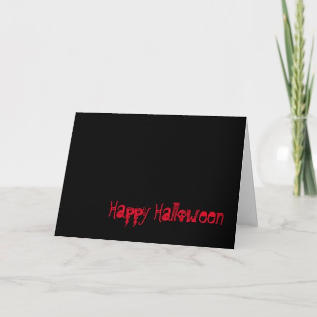 Happy Halloween, card (Front)