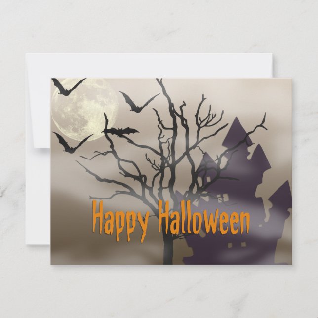 Happy Halloween Card (Front)