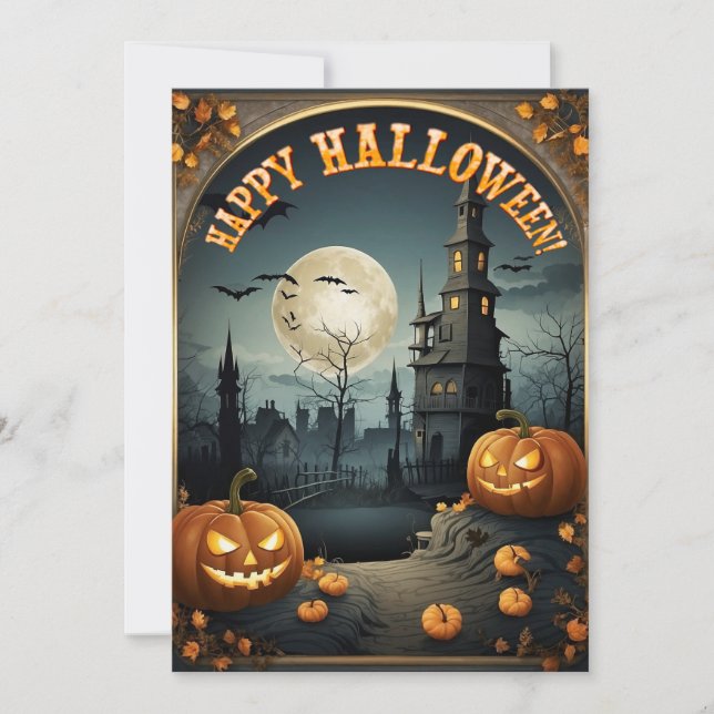 Happy Halloween card (Front)