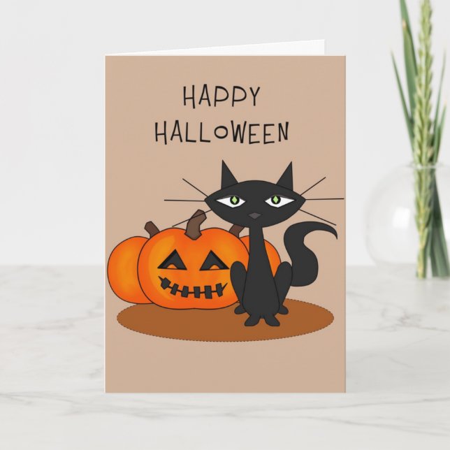 Happy Halloween Card (Front)