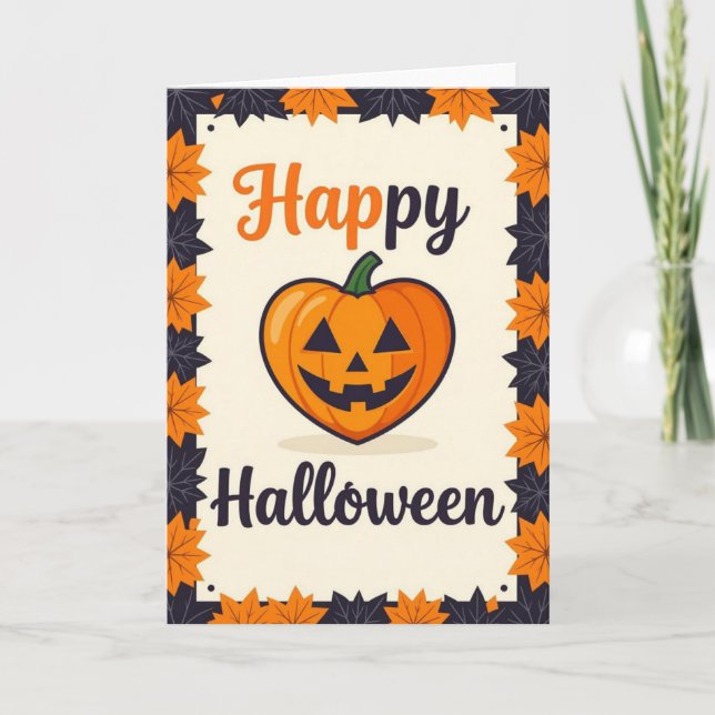 Happy Halloween Card, Halloween Card (Front)