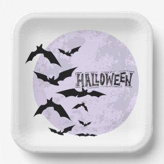 Happy Halloween Cardboard plate