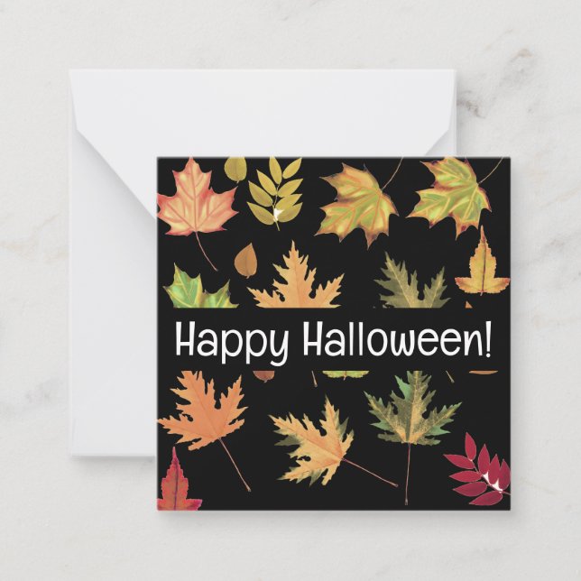 Happy halloween cards, cute, stock up! card (Front)