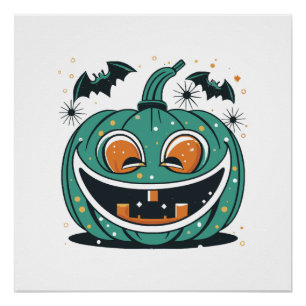 Happy Halloween! Carve a Pumpkin! Poster