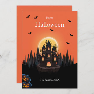 Happy Halloween Castle card