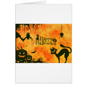 happy halloween cat