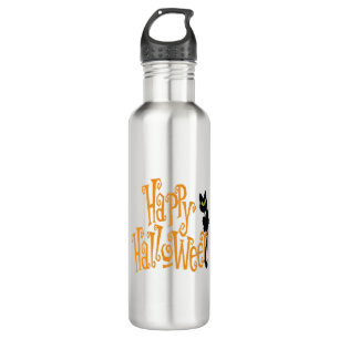 HAPPY HALLOWEEN CAT 710 ML WATER BOTTLE