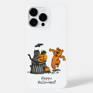 Happy Halloween! Cat Bat Dog and Spider iPhone 14 Pro Max Case