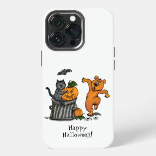Happy Halloween! Cat Bat Dog and Spider iPhone 13 Pro Case