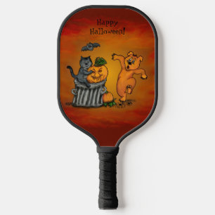 Happy Halloween! Cat Bat Dog and Spider Pickleball Paddle