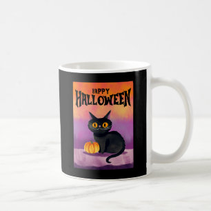 Happy Halloween Cat Coffee Mug