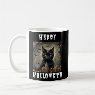 Happy Halloween Cat Coffee Mug