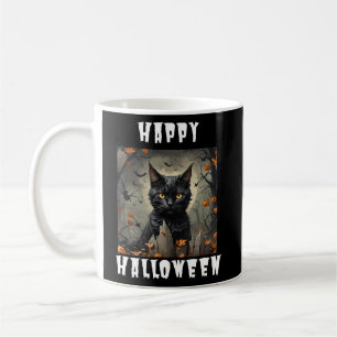 Happy Halloween Cat Coffee Mug