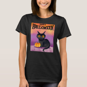 Happy Halloween Cat Shirt