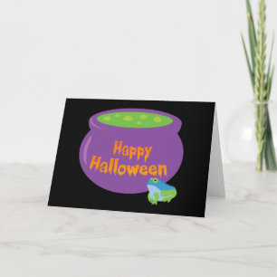 Happy Halloween Cauldron Card