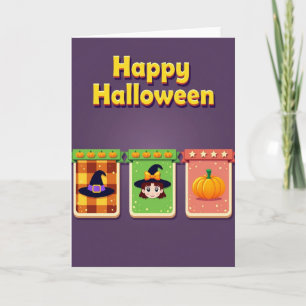 Happy Halloween Character Card