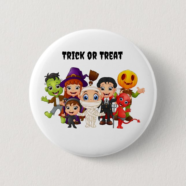 Happy Halloween Children 6 Cm Round Badge (Front)