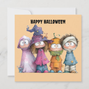 Happy Halloween Children Card